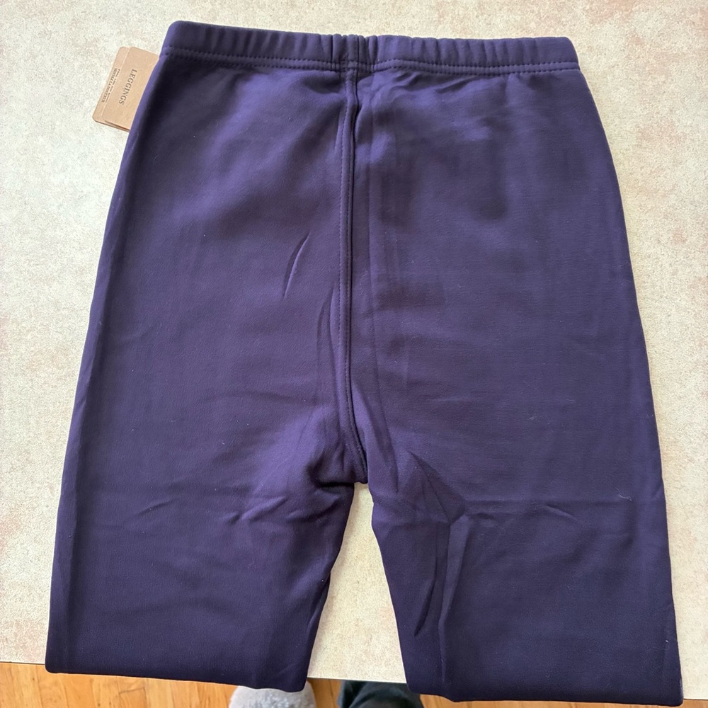 NWT Just Cozy Navy Faux Fur Lined Leggings - Picture 9 of 14